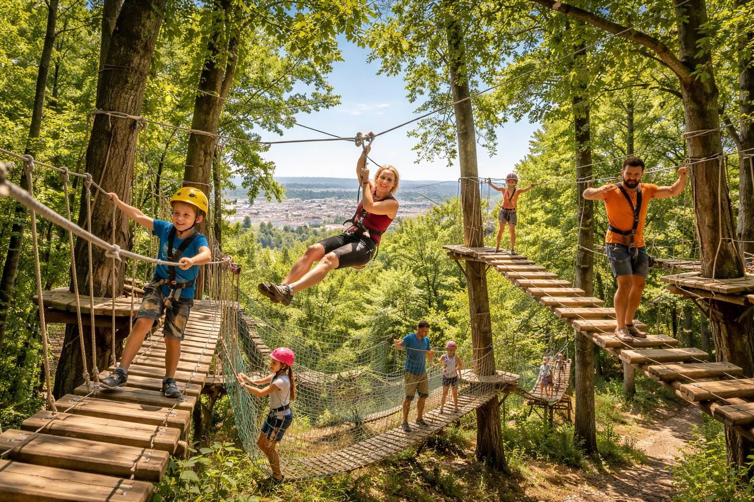 découvrez les meilleures activités d'accrobranche à villefranche sur saône cet été et vivez des aventures inoubliables en pleine nature pour toute la famille.