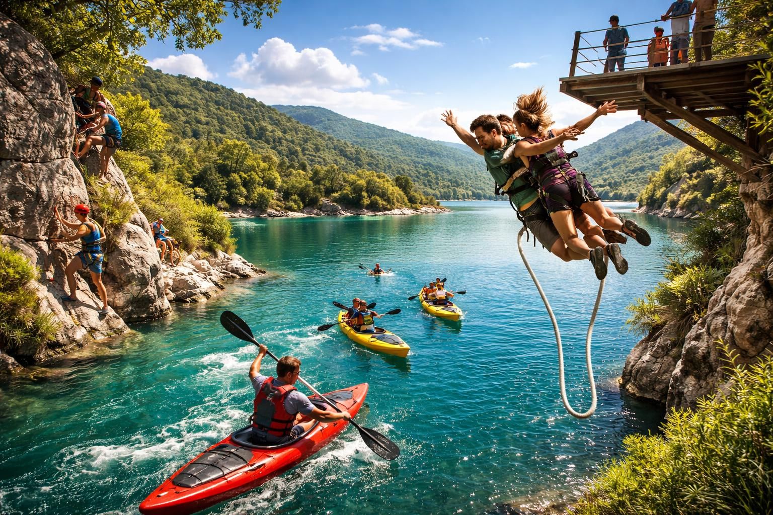 découvrez des activités d'aventure passionnantes au lac de saint cassien : évasion garantie et montée d'adrénaline pour toute la famille dans un cadre naturel exceptionnel.