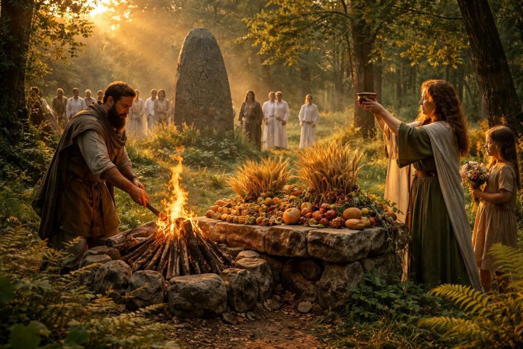 découvrez comment célébrer lugnasad, la fête celtique traditionnelle, à travers ses rituels ancestraux et ses symboles riches de signification.