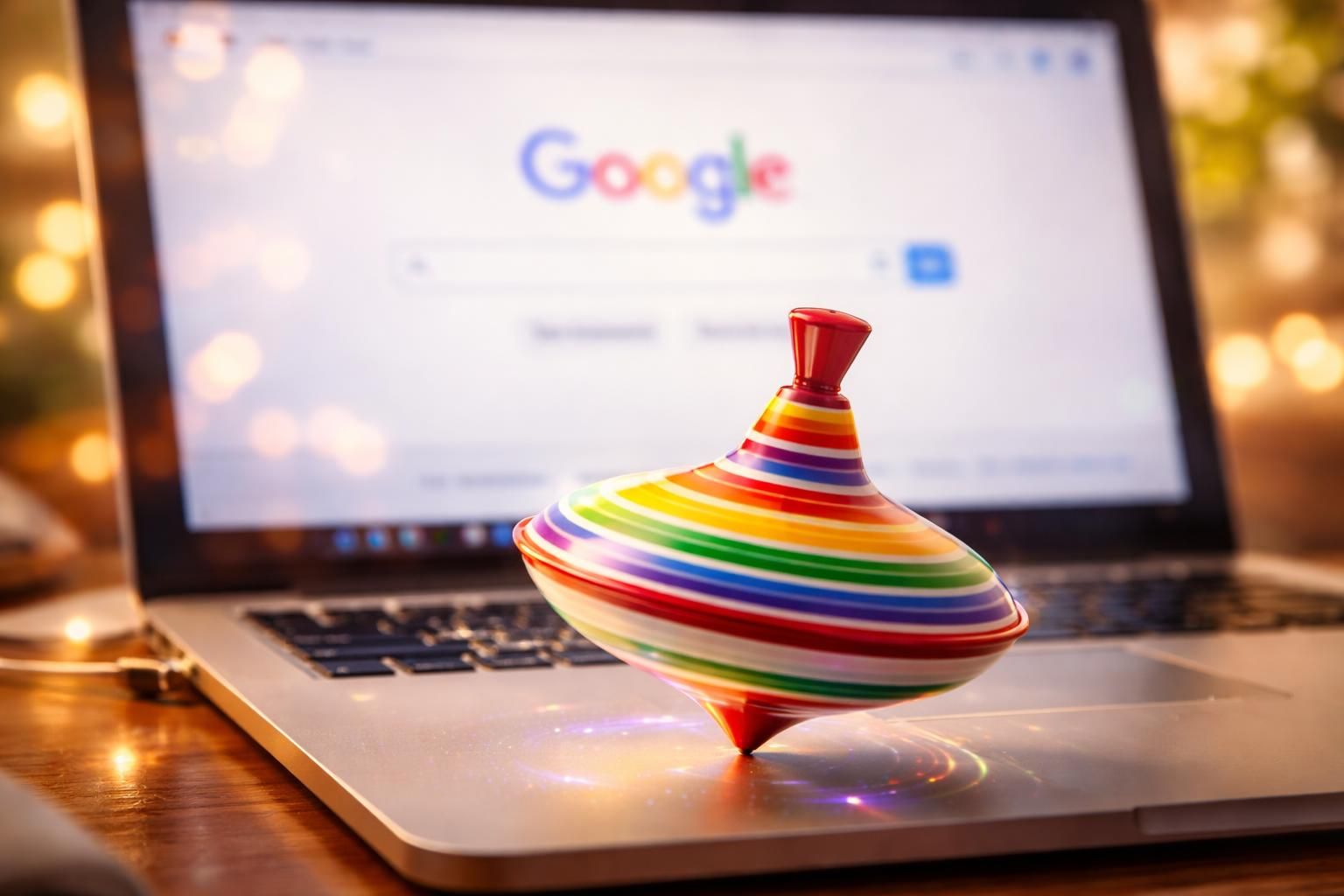 découvrez comment la toupie sur google évoque la nostalgie de notre enfance à chaque clic, ravivant des souvenirs précieux et un sentiment de joie simple.