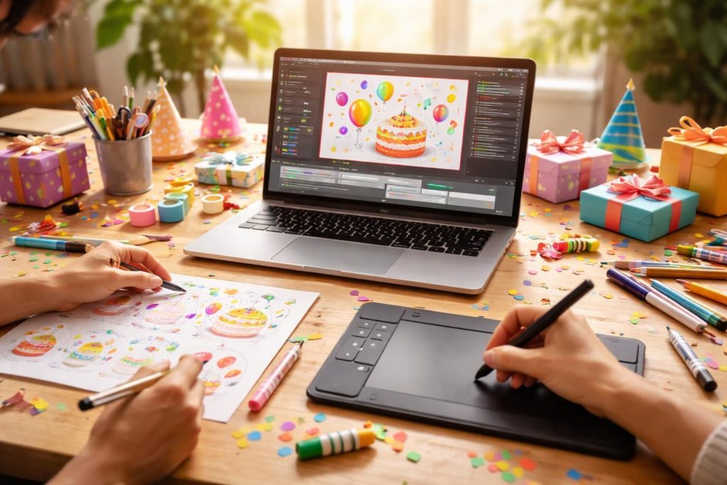 apprenez à créer vos propres gif animés pour souhaiter un joyeux anniversaire de manière originale grâce à notre guide pratique étape par étape.
