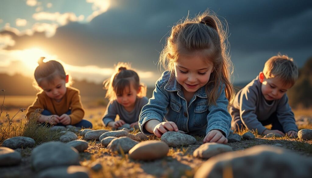 explorez des jeux originaux avec des cailloux pour encourager la créativité et l’imagination des enfants tout en s’amusant et en développant leurs compétences.