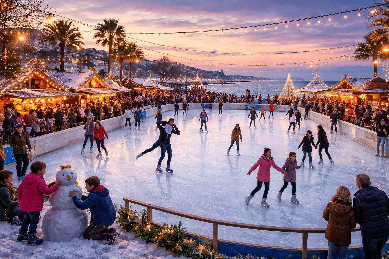 explorez les événements exceptionnels organisés autour de la patinoire à la baule et vivez des moments inoubliables en famille ou entre amis.