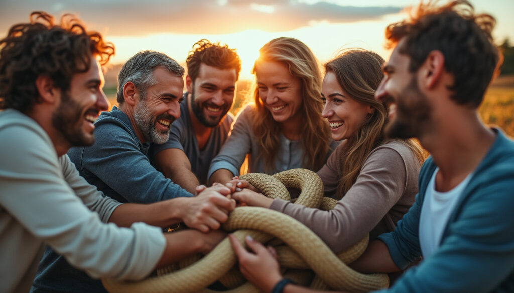 découvrez la règle du jeu du nœud humain et apprenez comment l'utiliser pour renforcer la communication et la cohésion de groupe lors de vos activités en équipe.