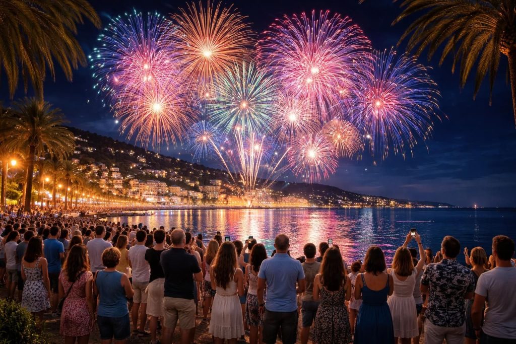 découvrez les événements incontournables avec des feux d'artifice dans le département 06, pour des soirées magiques et lumineuses à ne pas manquer.