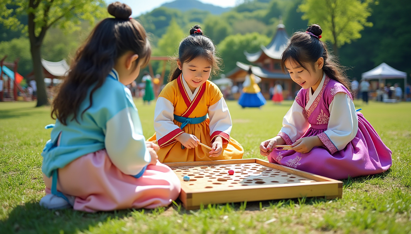 découvrez les jeux coréens traditionnels à travers une exploration captivante de leur histoire et de leur rôle dans la culture coréenne. plongez dans des pratiques ancestrales qui rythment encore aujourd'hui les fêtes et le quotidien en corée.