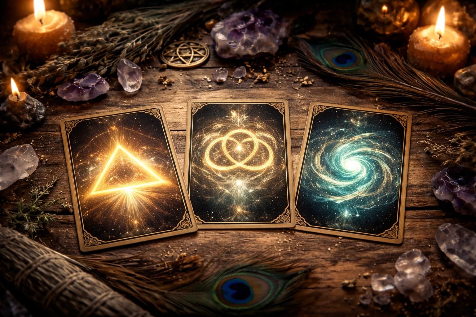 découvrez la signification détaillée et les symboles de l'oracle de la triade dans cette explication complète et accessible.