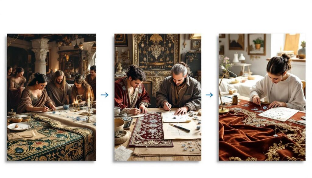 découvrez l'histoire fascinante de la broderie de diamant, un art délicat et captivant, et son évolution à travers les âges.