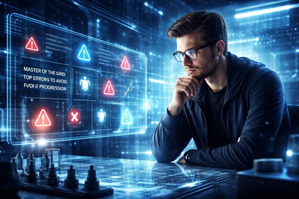 découvrez les erreurs courantes à éviter pour progresser efficacement dans master of the grid et maîtriser le jeu comme un pro.