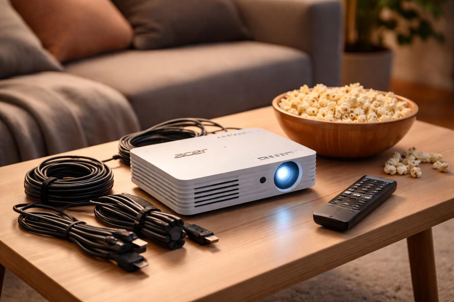 découvrez notre mini vidéoprojecteur acer avec alimentation et câbles inclus, idéal pour vos soirées cinéma à la maison. facile à installer, profitez d'une expérience visuelle immersive où que vous soyez.