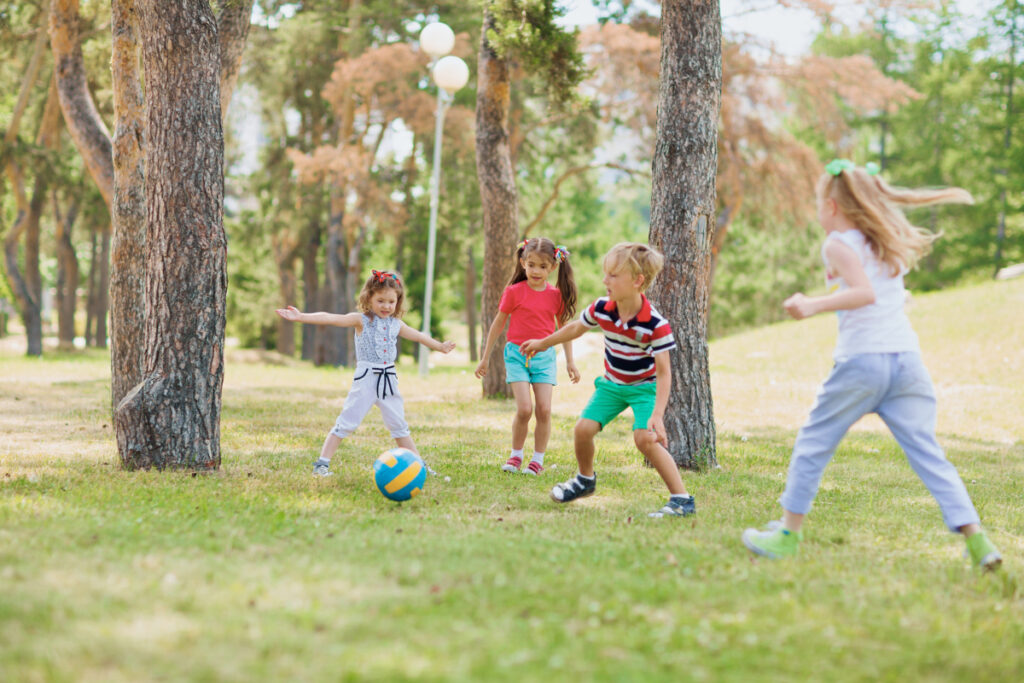 jeux avec une balle